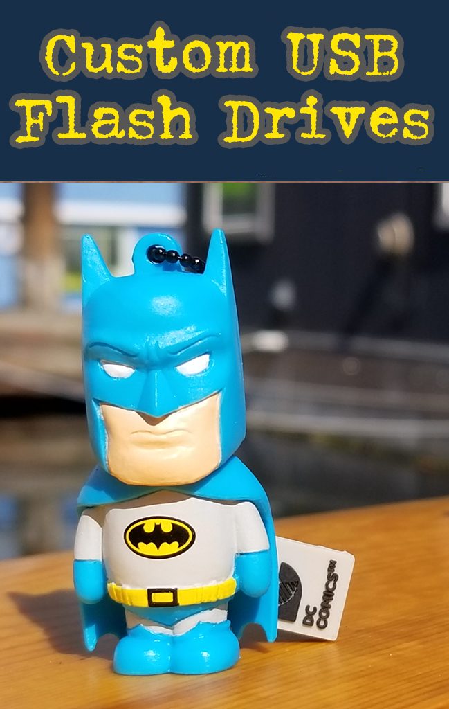 Batman custom shaped flash drive.