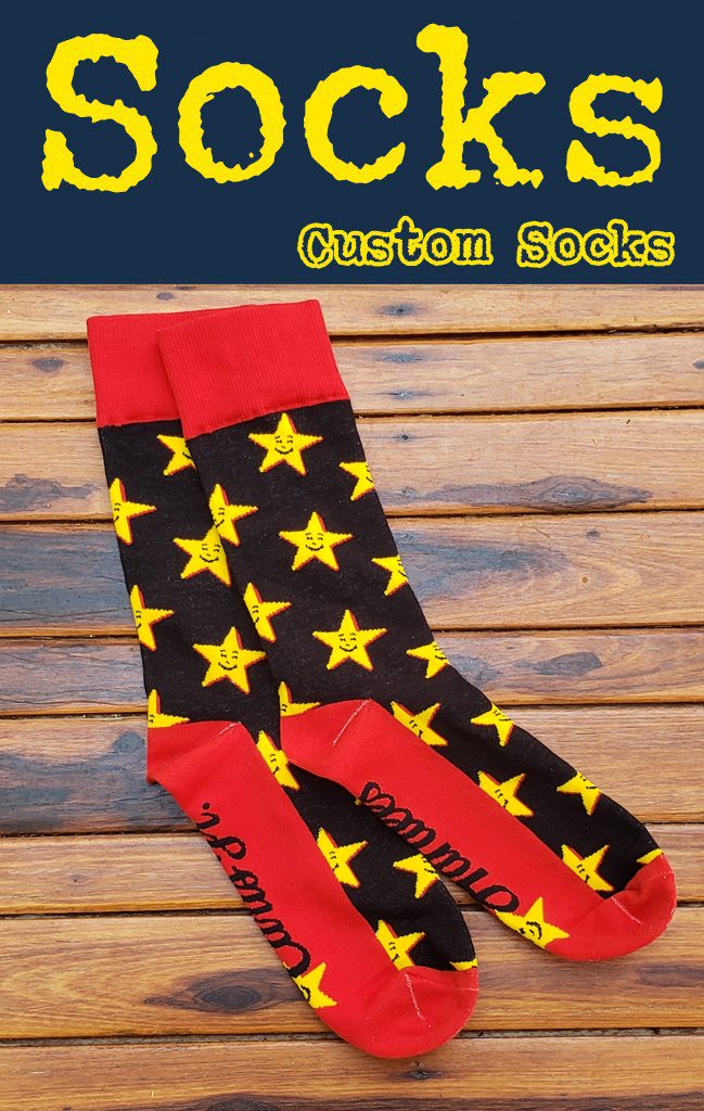 Knit custom promotional socks