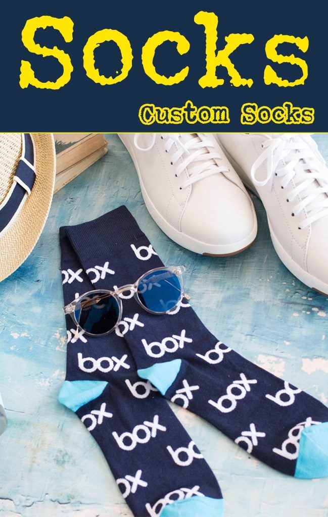 Knit custom promotional socks
