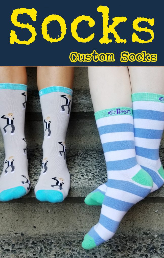 Knit custom promotiona; socks