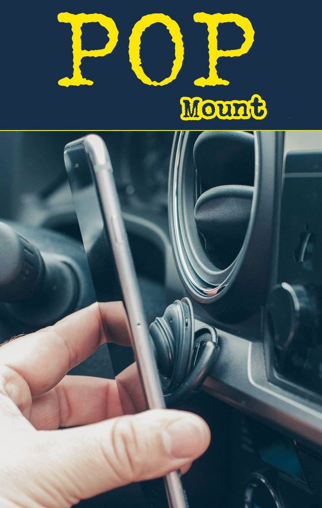 dashmount for the POP series of phone stands