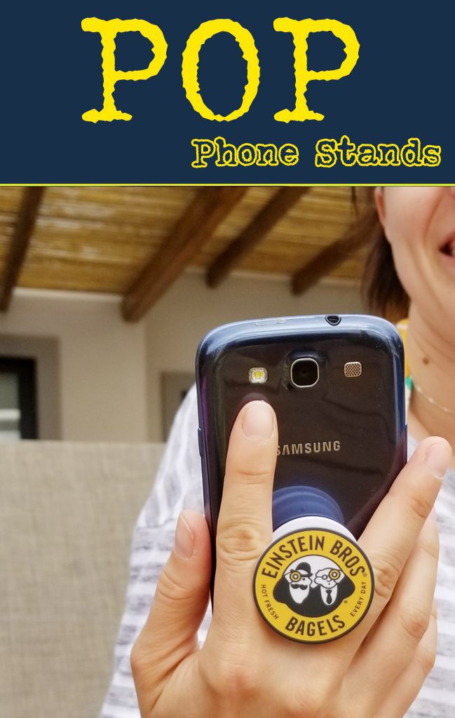 Pop phone stands will power up your smartphone with ypur brand or marketing message.