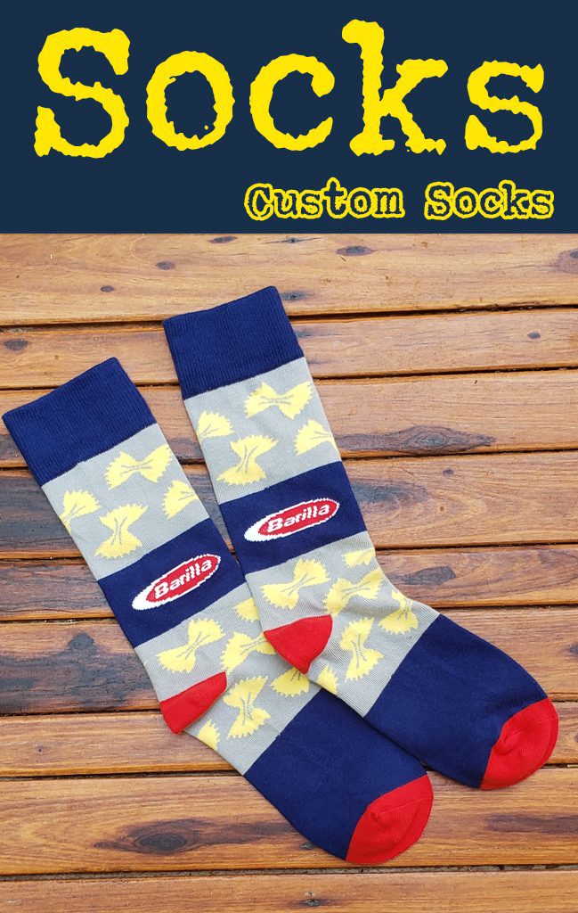 Knit custom promotional socks