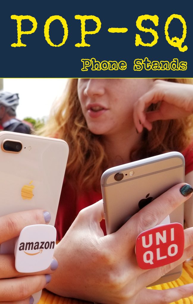 POP squares are the perfect way to get your square or ectangular logo on a smartphone.